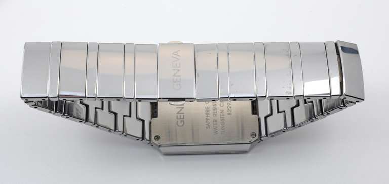 Enticing Men's Geneva Quartz and Diamond Watch