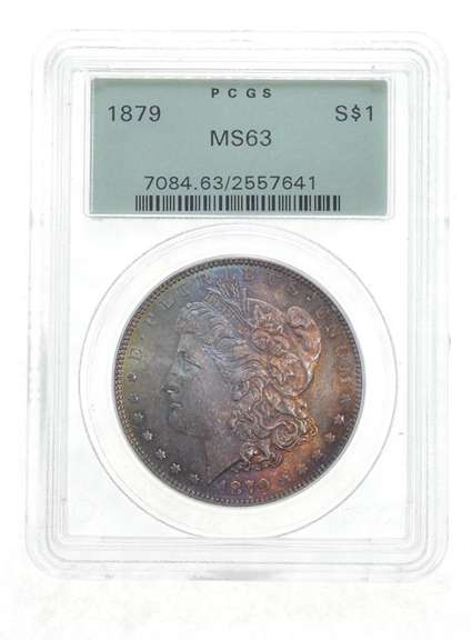 MS63 1879 Morgan Silver Dollar - Graded PCGS