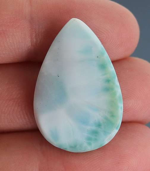 Lovely 24.79ct sky blue Larimar cabochon