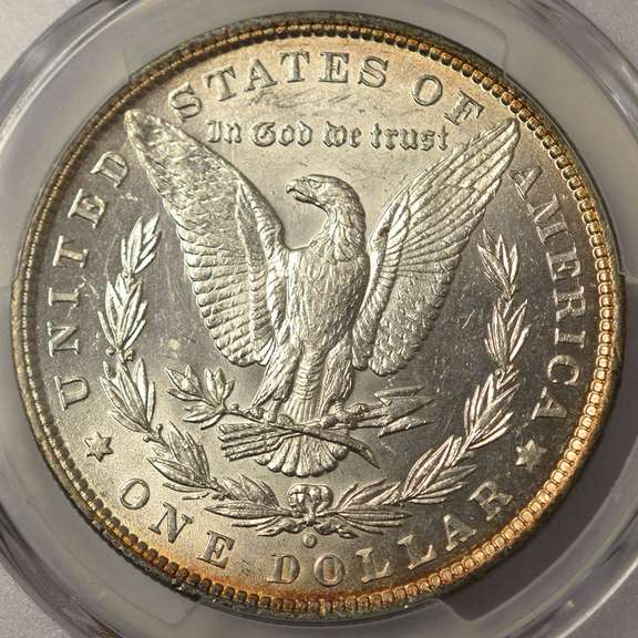 1880-O Morgan Silver Dollar PCGS AU58