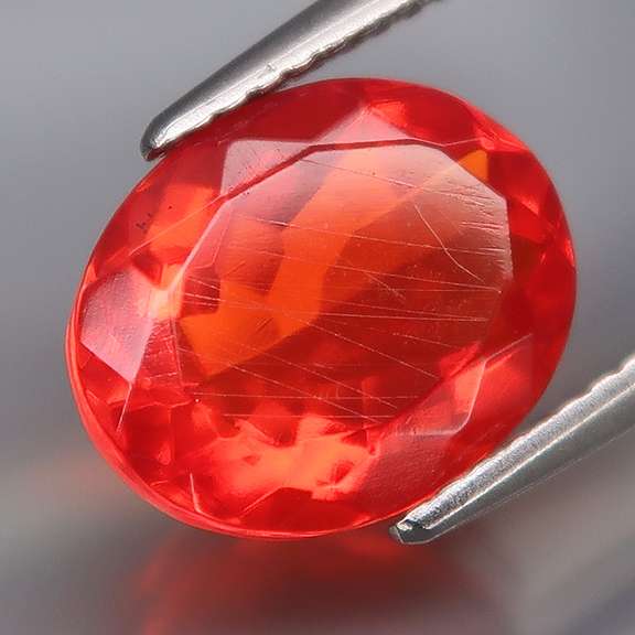 Vibrant top color 2.46ct blood orange Fire Opal