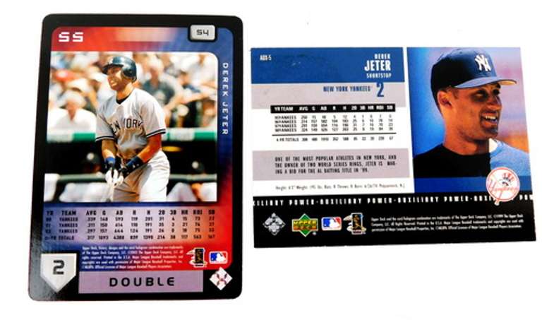2 Derek Jeter Baseball Cards
