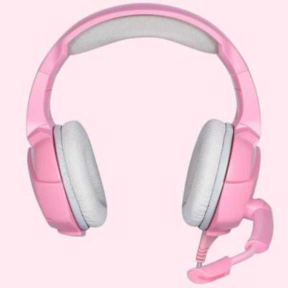 Pink Gaming Headset With Noise Cancelling Mic