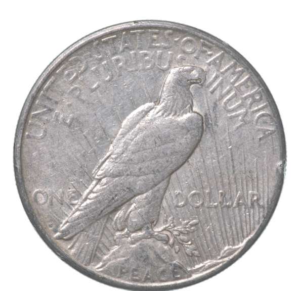 1922-S Peace Silver Dollar Misaligned Die Error