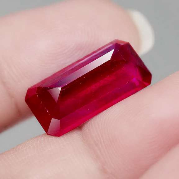 Sumptuous and huge 15.69ct top blood red Ruby