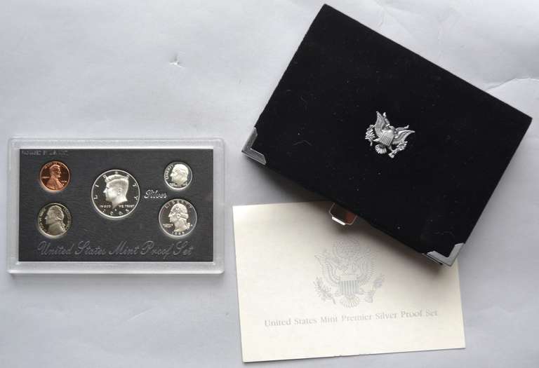 1992 Premier Silver &1995 Silver Proof Sets