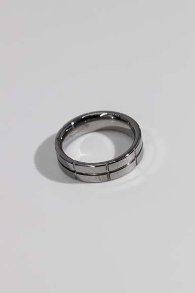 6mm Tungsten Carbide Wedding Band w/ Mirror Finish Size 9