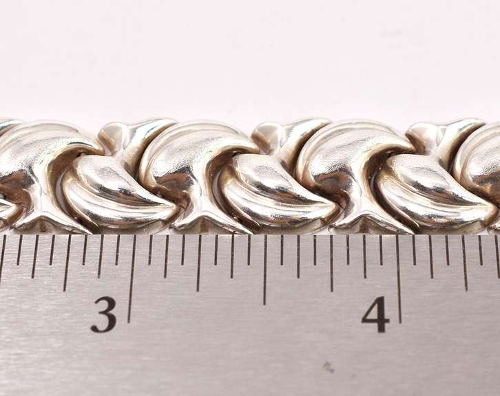 Fancy Link Sterling Silver Bracelet