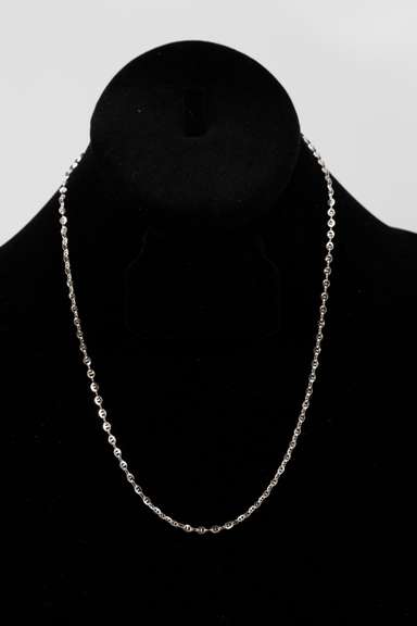 .925 Sterling Silver 2.5mm Twisted Mariner Chain 18 Inches (RARE)