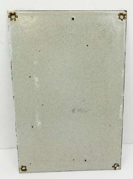 Early England Porcelain Enamel Advertising Store Sign