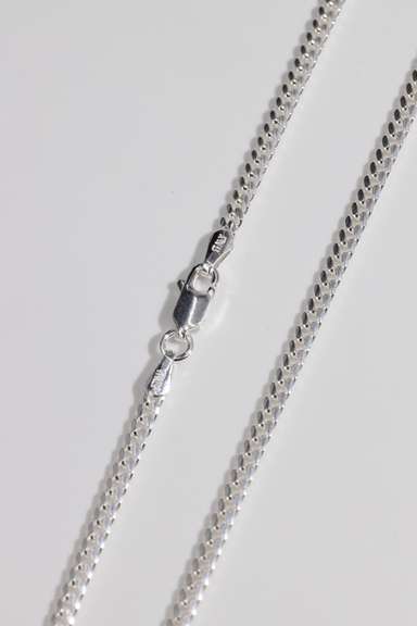 .925 Sterling Silver 2.8mm Diamond Cut Miami Cuban Link Chain 24 Inches