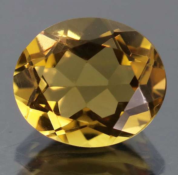 Rich 4.99ct 12mm golden Citrine