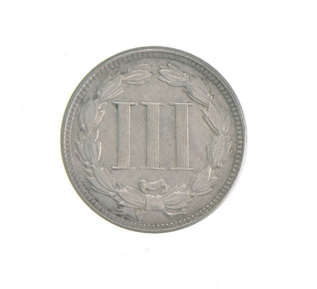 1865 Nickel Three-Cent Piece