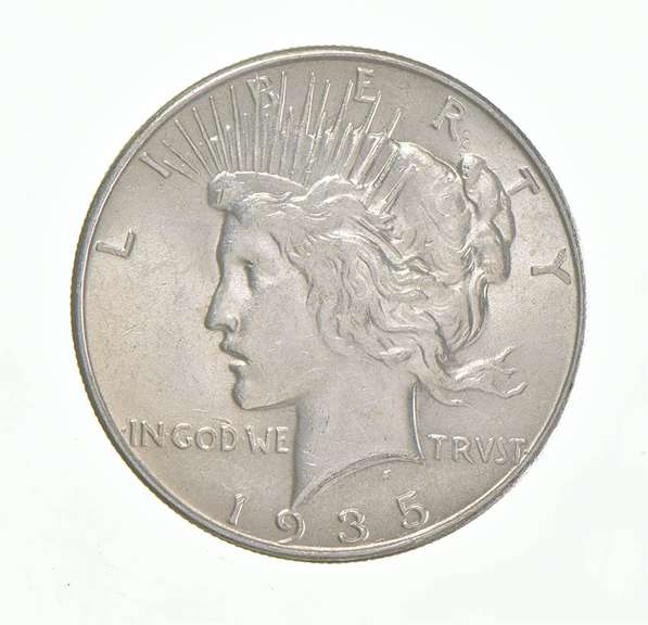 1935 Peace Silver Dollar