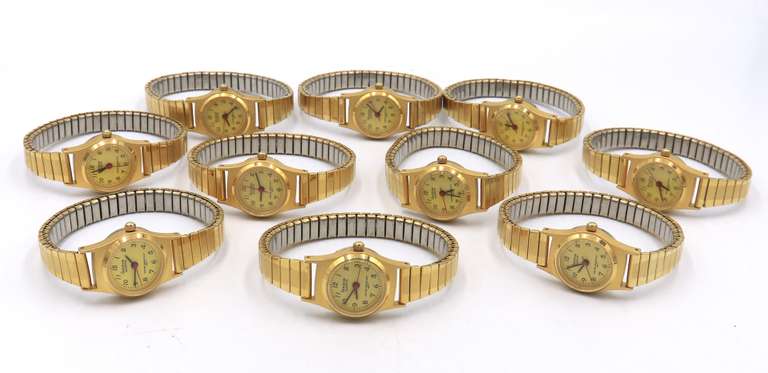 Group of 10 Amitron Quartz Ladies Watches