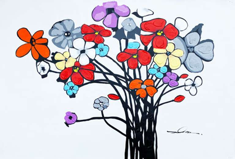 UNIQUE VERSION OF PAINTING ON CANVAS
