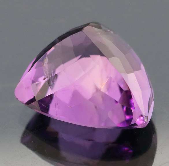Glittering 10ct trillion cut Bolivian Amethyst