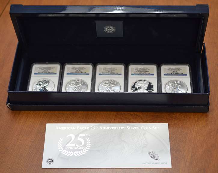 2011 25th Anniversary American Eagle Set PCGS 70
