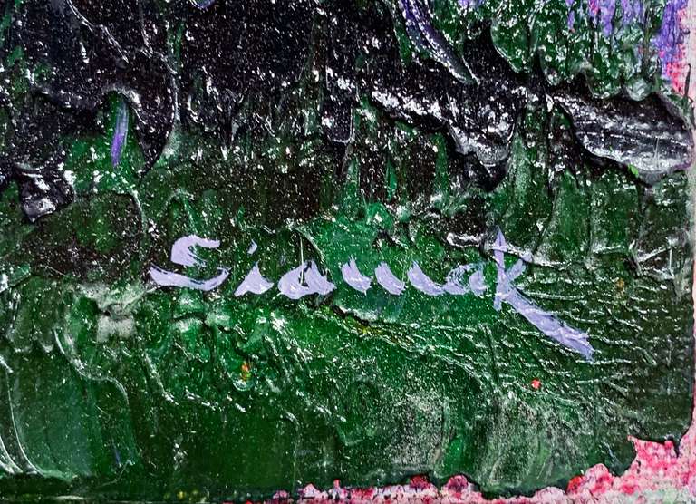 Siamak Etemadi Original Oil on Canvas "Italy"