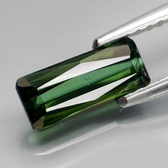Captivating 1.20ct eye clarity forest green Tourmaline