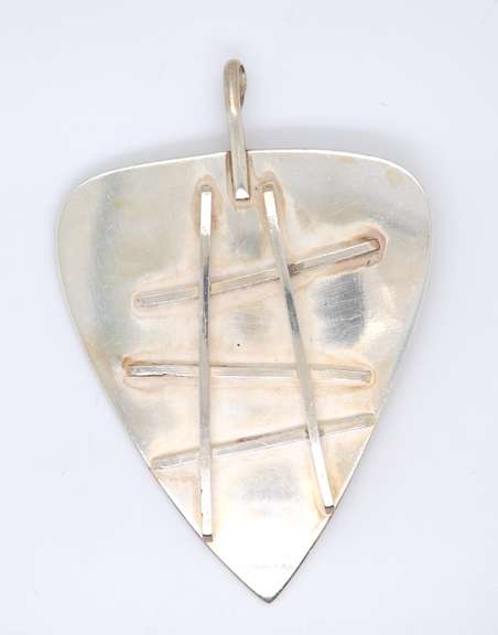 Vintage 925 Sterling Silver Large Pendant