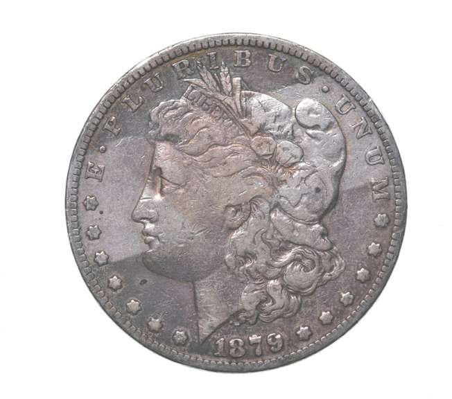 1879-S Morgan Silver Dollar Reverse 1878 78 Rev
