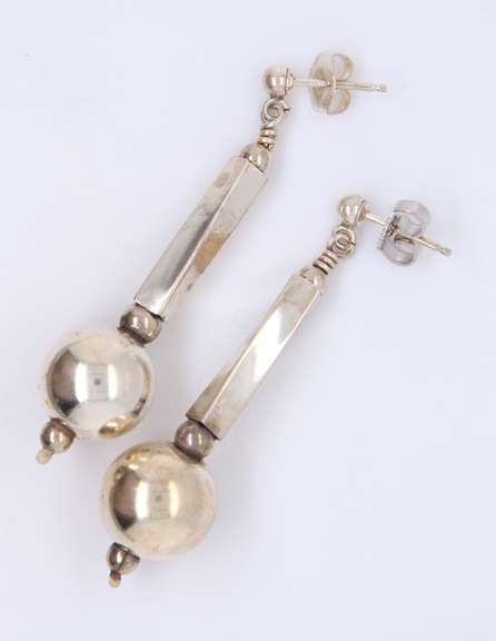 Vintage 925 Sterling Silver Dangle Earrings
