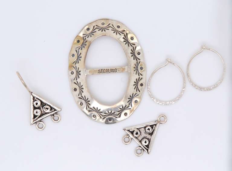 Group Lot of 925 Sterling Silver Jewelry