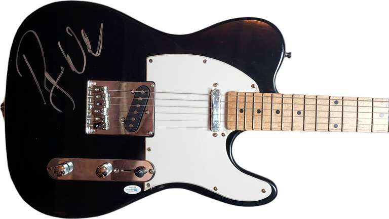 Pink Floyd Roger Waters Autographed Signed Huntington Guitar UACC RD AFTAL ACOA