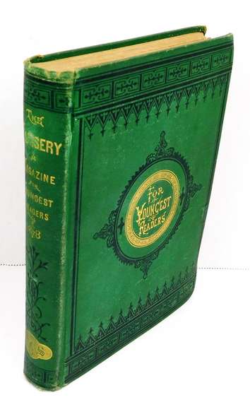 1878 The Nursery for Youngest Readers Antique Book