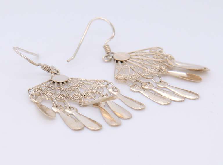 925 Sterling Silver Dangle Earrings