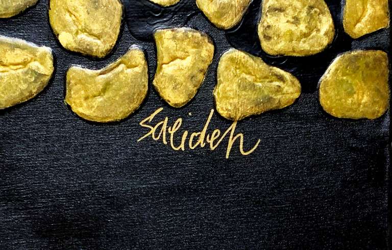 Saeideh Gilani Original Acrylic on Canvas Play with Black Series