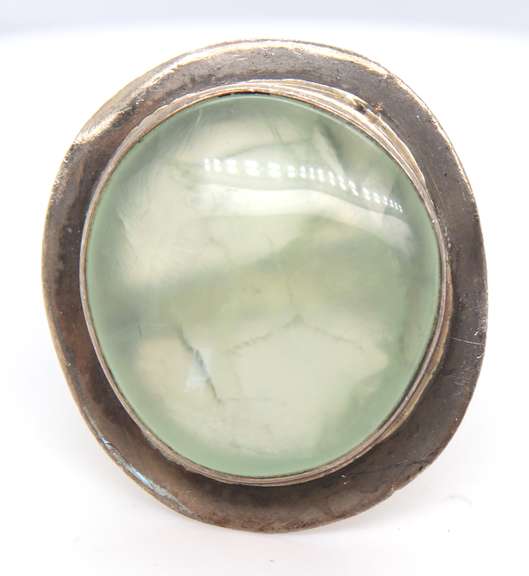 Lot of 2 Vintage 925 Sterling Silver Gemstone Rings