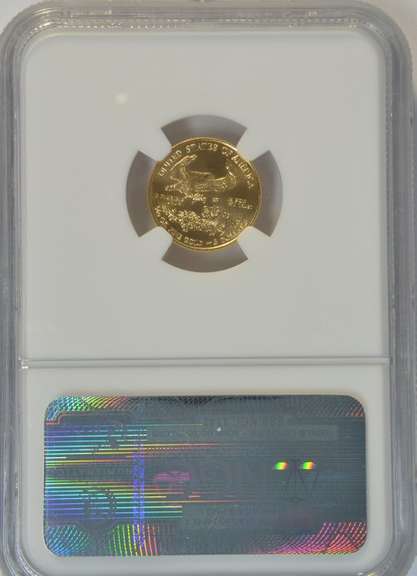 Flawless NGC MS70 graded 2013 FIRST RELEASE $5 Gold Eagle