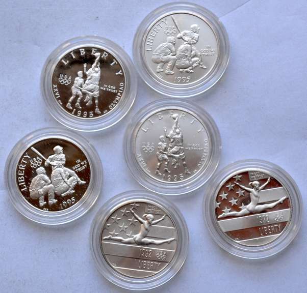 1989 Congressional & 2001 Cap Visitor Center Unc and Proof Comm Halves