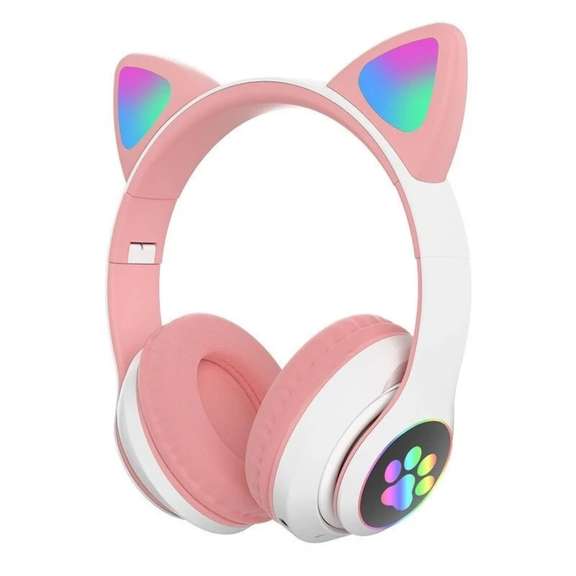Holiday Over-Ear Wireless Bluetooth 5.0 Headset Glowing Ears