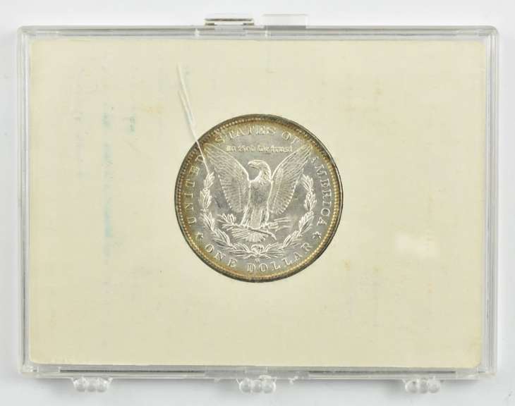 1883-O Morgan Silver Dollar New York Worlds Fair 1964-1965 Holder