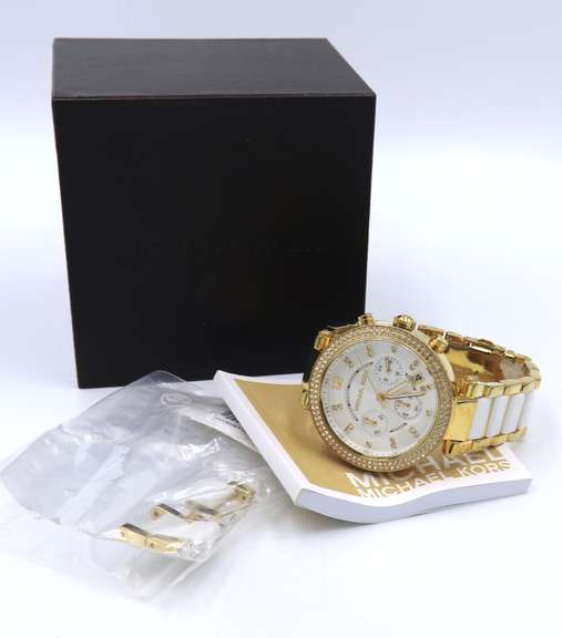 Micheal Lord Parker White Dial Quartz Watch