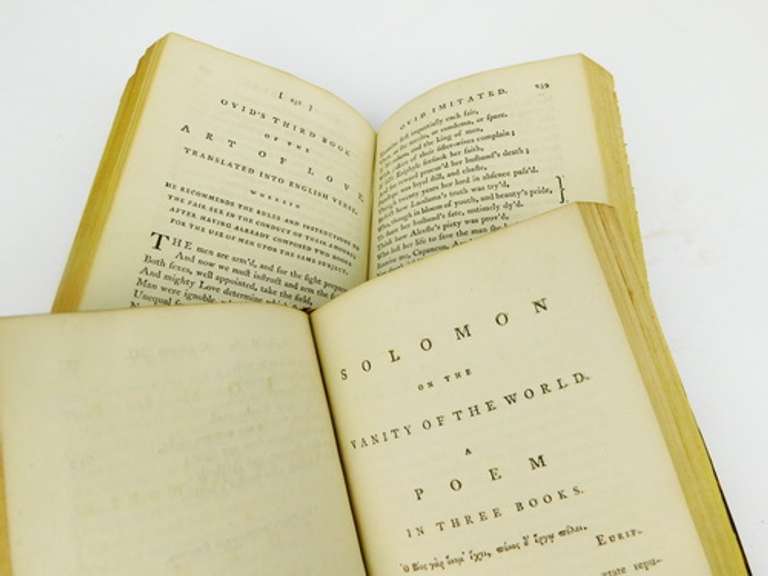 1790 Works of English Poets, 2 Volumes