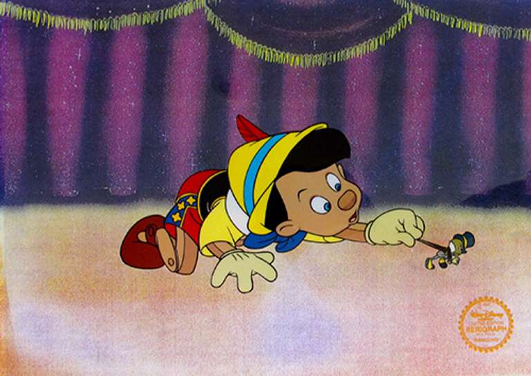 Disney, Pinocchio and Jimmy Cricket