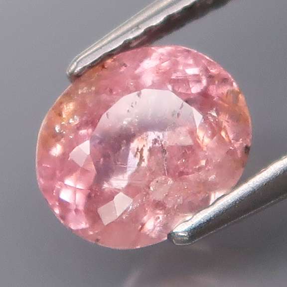 Top color 1.41ct pink and peach Tourmaline