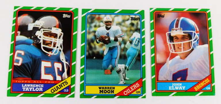 3 - 1986 Football Greats Cards