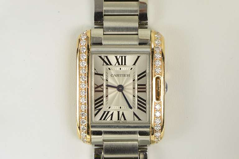 Cartier Tank Anglaise Ref W3TA0002 Women's Watch