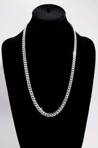 Sterling Silver 6.8mm Miami Cuban Link Chain 24 Inch