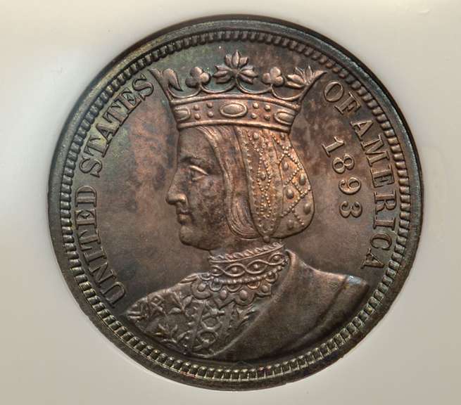 1893 Isabella Commemorative Quarter NGC MS64