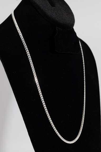 Italian .925 Sterling Silver 4mm Miami Cuban Link Chain 24 Inches