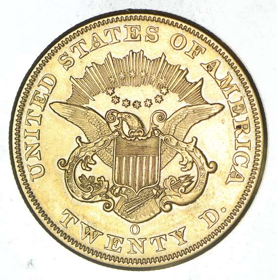 1852-O $20.00 Liberty Head Gold Double Eagle - Near Uncirculated