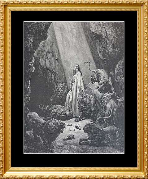 Gustav Dore, Daniel in the Lion's Den