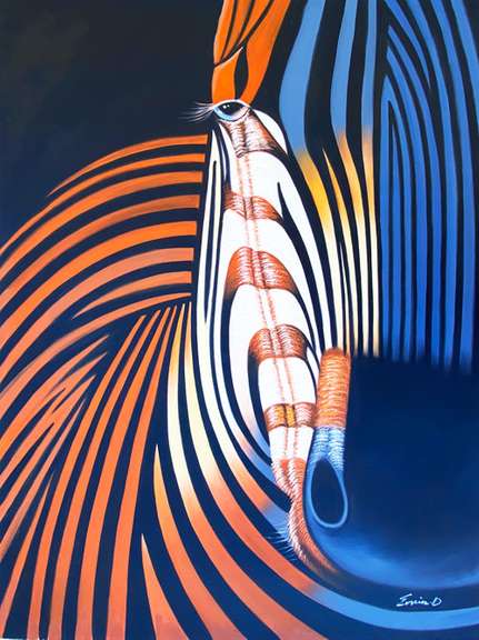 ONE OF A KIND BEAUTIFUL PAINTING ON CANVAS