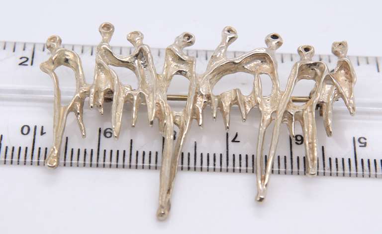 Vintage 925 Sterling Silver Brooch